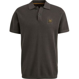 PME Legend Poloshirt Knitted Beluga Grün - Größe L