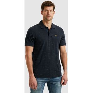 PME Legend - Jacquard Pique Polo - Donkerblauw - Katoen