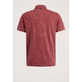 PME Legend - Allover Print Polo - Roze - Pique - Katoen