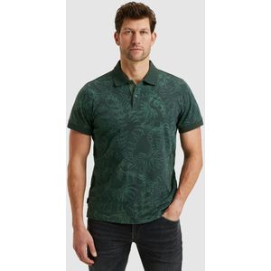 PME Legend - Allover Print Polo - Groen - Katoen