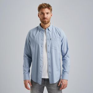 PME Legend, Heren, Overhemden, Blauw, Maat: XL Katoen,
