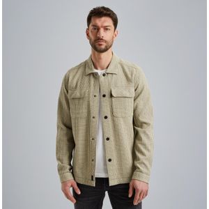 PME Legend Shirt jacket met drukknoopsluiting