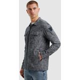 PME Legend Overshirt 2 Tone Slub Navy - Größe M