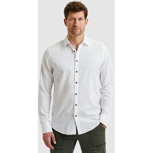 PME Legend - Casual Overhemd - Wit - Katoen