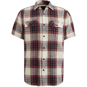 PME Legend, Overhemden, Heren, Veelkleurig, XL, Katoen, Herringbone Check Esben Casual Shirt