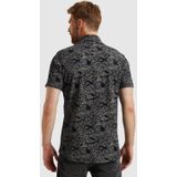 PME Legend - Casual Overhemd - Blauw - Katoen - Korte Mouw