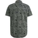PME Legend Short Sleeve Hemd Print Donkergroen