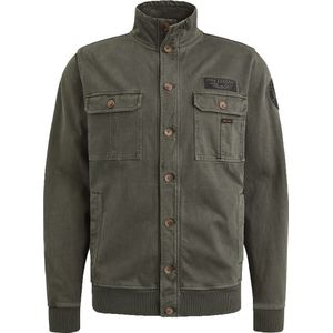 PME Legend Sweat Button Jacket Donkergroen