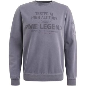 PME Legend - Heren Crewneck Terry Sweatshirt - Paars - 100% Katoen
