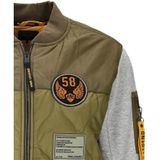 Sweatjacke mit Badges
