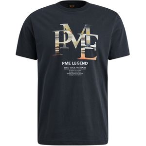 T-Shirt mit Label-Print