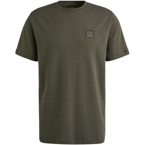 PME Legend Heren T-shirt - Grijs - Relaxed Fit - Subtiele Logoprint