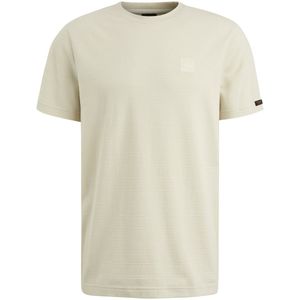 PME Legend T-shirt Gestreept - Gebroken Wit