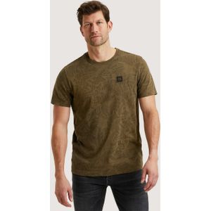 PME Legend - T-shirt - Groen - Katoen - Ronde Hals - Regular Fit
