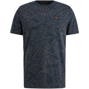 PME Legend - T-shirt - Donkerblauw - Katoen - Regular Fit