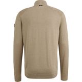 Vanguard - Trui Half Zip - Beige - Regular-fit - Katoen en Modal