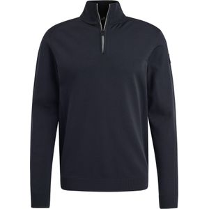 Vanguard - Half Zip Trui - Donkerblauw - Viscose - Normale Fit