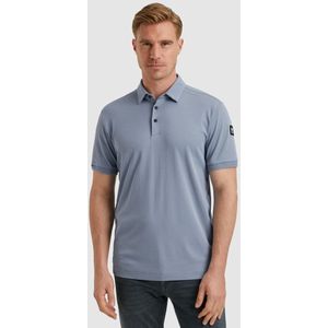 Vanguard Poloshirt Interlock Jersey - Blauw - Modern-Fit
