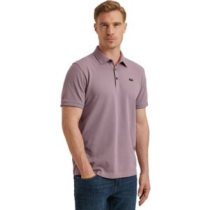Vanguard poloshirt paars effen normale fit katoen