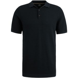 Vanguard Poloshirt Structuur Navy