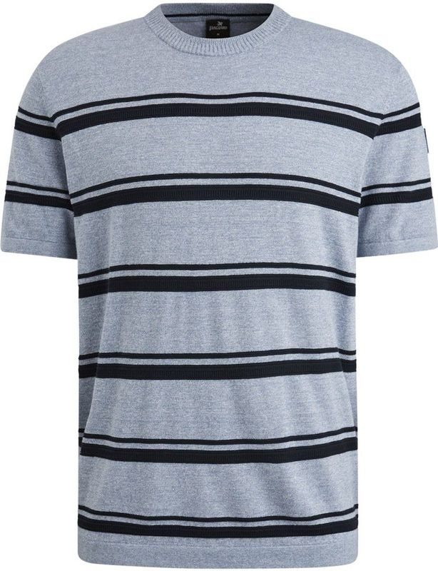 Vanguard - T-shirt - Lichtblauw - Katoen/Acryl/Linnen