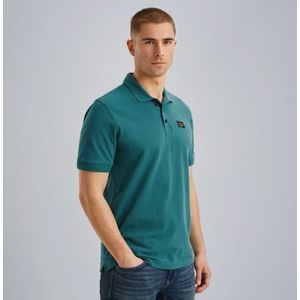 PME Legend - Polo Trackway - Poloshirt - Turquoise - Katoen/Elastaan