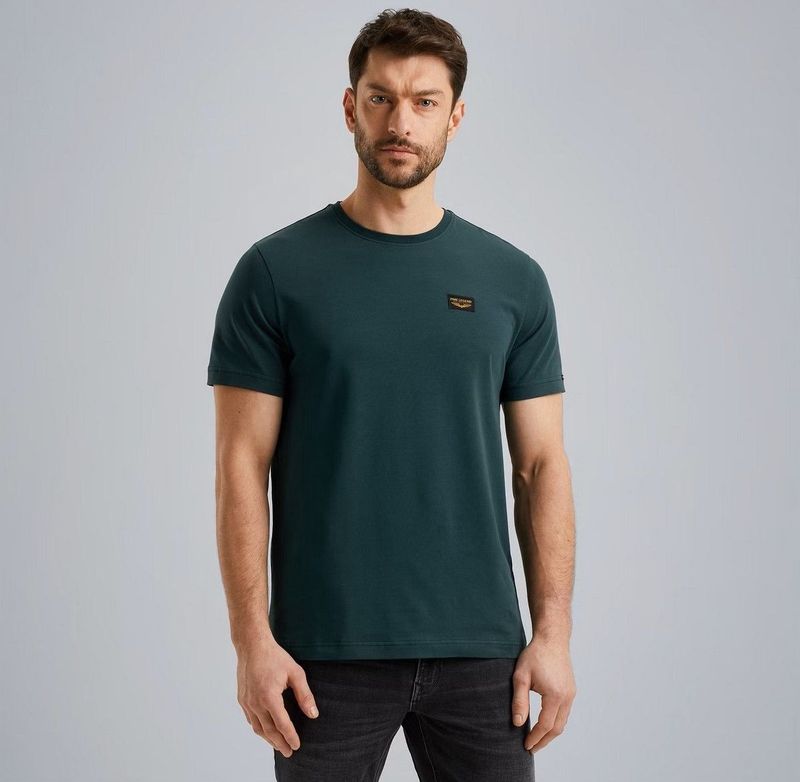 T-Shirt mit Label-Patch