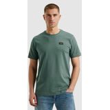 PME Legend Guyver T-Shirt - Balsam Groen - Regular-Fit - Korte Mouw