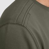 PME Legend Sweater Donkergroen - Lange Mouwen, Ronde Hals