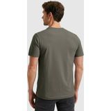 PME Legend - T-shirt - Grijs - Korte Mouwen - Ronde Hals