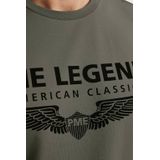 PME Legend - T-shirt - Grijs - Korte Mouwen - Ronde Hals