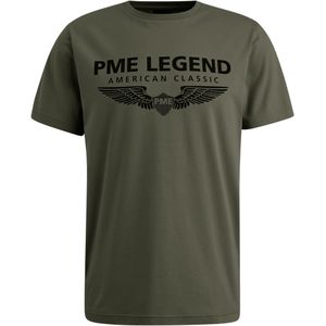 PME Legend - T-shirt - Grijs - Korte Mouwen - Ronde Hals