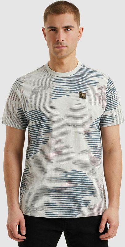 PME Legend - T-shirt - Beige - Katoen - Normale Fit