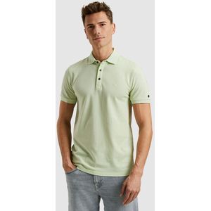 Cast Iron - Polo Korte Mouw - Groen - Katoen en Polyester