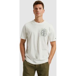 Cast Iron - T-shirt - Wit - Katoen - Botanische Print