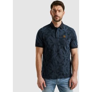 PME LEGEND Poloshirt Short sleeve polo two tone pique printed mit All-Over Print