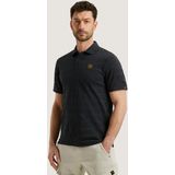 PME Legend - Polo Korte Mouw - Donkerblauw - Jersey - Gestreept