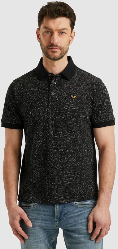 PME Legend - Polo KM - Blauw - Heren T-shirt