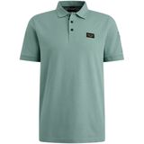 PME Legend - Poloshirt Trackway - Blauw - Katoen en Stretch - Regular-fit