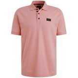 PME Legend - Poloshirt Trackway - Roze - Katoen en Stretch - Korte Mouw