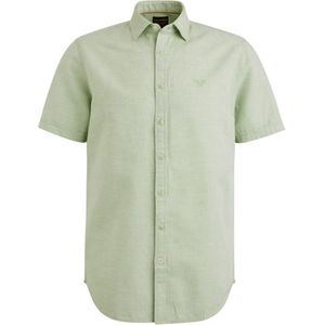 PME Legend - Casual Linnen Overhemd - Quiet Green - Katoen/Linnen