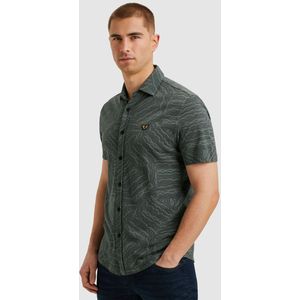 PME Legend - Short Sleeve Overhemd - Antraciet - Katoen - Print