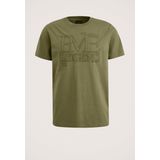 PME Legend - T-shirt - Groen - Katoen