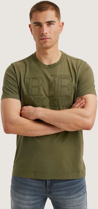 PME Legend - T-shirt - Groen - Katoen
