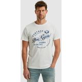 PME - T-shirt - Katoen - Blauw