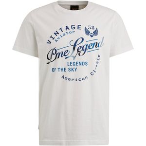 PME - T-shirt - Katoen - Blauw