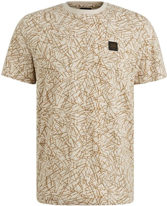 PME Legend - T-shirt - Korte Mouw - Grijze Strepen - Regular Fit