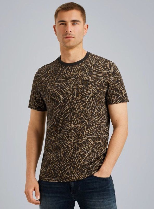 PME Legend - T-shirt - Casual - Grafisch Patroon - Korte Mouwen