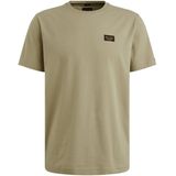 PME Legend - T-shirt - Licht Grijs - Effen Patroon - Regular Fit