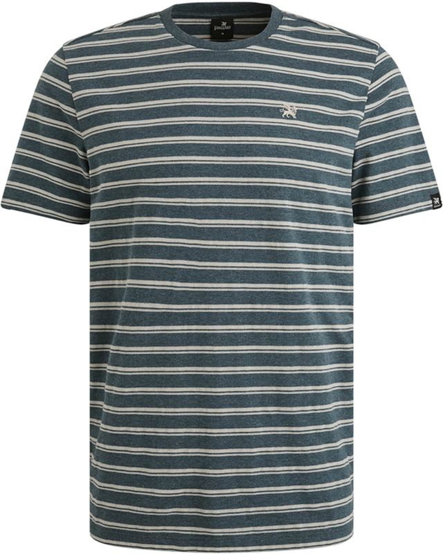 Vanguard T-Shirt Jersey Melange Blauw
